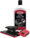 Weiman Cooktop Cleaner Kit - Cook Top Cleaner and Polish 20 Ounce - Scrubbing Pad, Cleaning Tool, Cooktop Razor Scraper