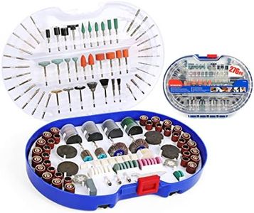 WORKPRO 276-piece Rotary Tool Accessories Kit Universal Fitment for Easy Cutting, Carving and Polishing