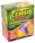 LEMSIP MAX Cold & Flu with Decongestant Blackcurrant - 10 Sachets