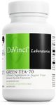 DaVinci Labs Green Tea-70 - Dietary Supplement to Support the Immune System, Cardiovascular Health and Cholesterol Health - With Green Tea Extract - Decaffeinated - Gluten-Free -60 Vegetarian Capsules