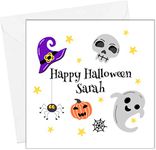 Personalised Halloween Card Son Daughter Grandson Granddaughter Niece Nephew