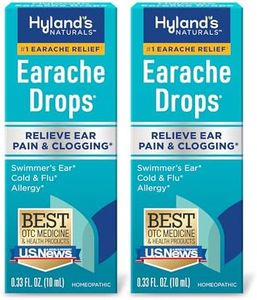 Hyland's Earache Drops, Natural Relief of Swimmer's Ear, Cold & Flu, Allergy Symptoms - Ages 4 & up: (2 Pack)