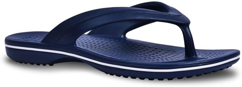 PARAGON K1129G Slippers for Men | Comfortable, Lightweight, Durable Flip Flops with Rubberised EVA Sole | Easy Washable Slip Ons | Ideal for Everyday Use Navy Blue-White