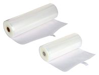 VACUUM PACKERS (28cm x 15 Meter + 22 cm x 15 Meter) Transparant Food Vacuum Roll Combo