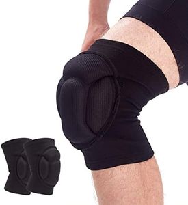 Knee Pads for Women & Men, Basketball Knee Pads Volleyball Knee Pads for Women Men Wrestling Knee Pads Wrestling Gear, Crash Pad Snowboarding Gear Knee Protector Soft Knee Pads for Work (Large, Black)