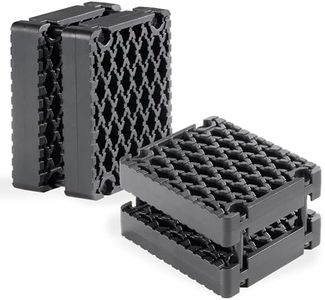 CyclingDeal 1.5" Bicycle Pedal Blocks for Child Kids Bikes - 1 Pair 3.75"x3.3" Large - Bring The Pedals Closer to Rider - Secure & Comfortable Riding