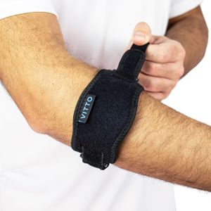 VITTO Tennis Elbow Strap – Adjustable Support Brace for Pain Relief