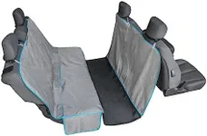 Kurgo Dog Hammock Car Seat Cover for Pets, Pet Seat Cover, Car Hammocks for Dogs, Water-Resistant, Wander, Heather, Half, Coast to Coast, for Cars, Trucks, and SUVs