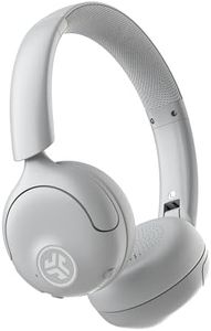 JLab, Go Lux ANC, On Ear Headphones, Active Noise Cancelling, Bluetooth MultIPoint, Cloud White