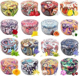 EUPNHY 16 Pack Scented Candles Gift Set 2.5oz Strong Fragrance Aromatherapy Candle Set Soy Wax Decorative Candles for Home Scented Candles Relaxation Gifts for Women.