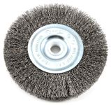 Forney 72741 Wire Wheel Brush, Coarse Crimped with 1/2-Inch Through 5/8-Inch Arbor, 5-Inch by .012-Inch