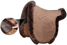 Acavallo Gel-Grip Showing Numnah Medium Brown
