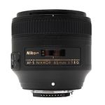 Nikon Af-S 85Mm F/1.8G Prime Lens for DSLR Camera - Black