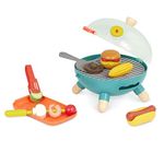 B. toys – BBQ Grill Play Set – Toy Grill & Play Food – Barbecue Role-Play Set for Kids – Pretend Cooking Toys – 3 Years + – Mini Chef - BBQ Grill Playset