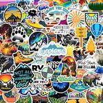 200 Pieces Outdoor Hiking Stickers,