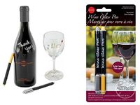 Wine Glass Marker Pens - Pack of 2 - Gold & Silver