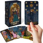 Wyspell® Tarot Cards with Guide Book - Sacred Witch Unique Tarot Deck for Beginners - Traditional Symbolism - Beautiful & Modern Tarot Decks