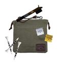 Izzo Callaway Heritage Golf Accessories Kit - Features a Premium Club Brush, valuables Pouch, tees and a Gold and Silver Metal Golf Ball Marker