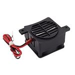 PTC Fan Heater, Constant Temperature Insulation Safe Compact DC12V 50W Mini PTC Fan Air Heater for Small Spaces