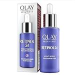 Olay Retinol Serum For Face, 24 Night Serum With Retinoid Complex + Vitamin B3, Firming Anti-Ageing Face Serum, Strengthens & Firms Skin, Visibly Reduces Wrinkles & Fine Lines, Fragrance Free, 40 ml