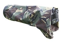 Rainsleeve cover for camera lenses, f2.8, Army Camouflage Camera Cover, Camera Protector, Lens Protector, Lens Cover, 300mm f2.8 size in army DPM pattern material, WATERPROOF. Approx LENGHT SIZE is 59 CM.