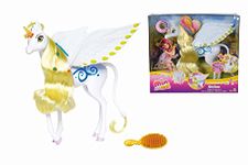 Simba 109480095 Mia and Me Magic Unicorn Onchao with Light and Sound/Moving Wings/Plays Title Song, 25 cm