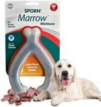 Sporn Durable Jerkey Favour Marrow Chew Wishbone Dog Toy Medium / Large