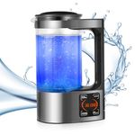 Hydrogen Water, SenDeluz 2L Hydrogen Water Generator Hydrogen Rich Water Machine Water Ion Generator with Thermostat Function Touch Control LED Display Portable Ionizer Maker Machine for Home Office