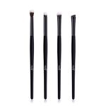 MSQ Eyeshadow Brushes Set 4pcs Makeup Eye Brushes Eyeshadow Blending Brush Eyebrow Highlighter Brush Beauty Brushes - Pure Black