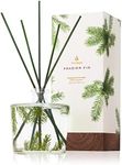 Thymes Frasier Fir Diffuser - Pine Needle Design - Home Fragrance Diffuser Set Includes Reed Diffuser Sticks, Fragrance Oil, and Glass Bottle Oil Diffuser - Aromatherapy Diffuser (7.75 fl oz)