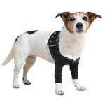 Suitical Recovery Sleeve for Dogs | Double Sleeve Front Leg Protection After Surgery | Dog Sleeve to Stop Licking | Chest Circumference 17.7”- 24” | Sleeve Length 9.1” | S | Double Sleeve