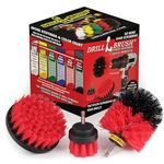 Drillbrush Power Heavy Duty Stiff Bristle Scrub Brush Cleaning Kit