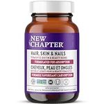 New Chapter Perfect Hair Skin and Nails Vitamins with Fermented Biotin + Astaxanthin - 30 ct Vegetarian Capsule