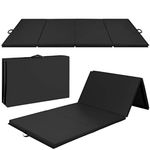 Kunova (TM) Black All-Purpose 4'x8'x2" 120x240x5CM Extra Thick Heavy Duty Professional High Density Anti-Tear Gymnastics Gym Folding Exercise Aerobics Mats