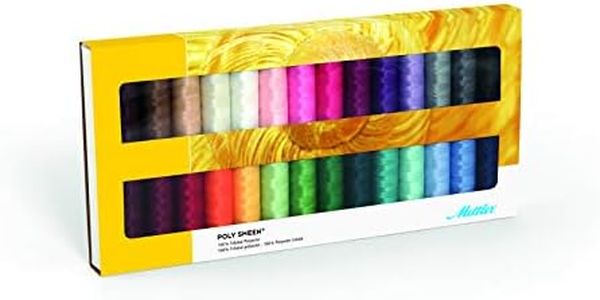Mettler Polysheen Art.3406 Each 28 Colors Thread (Set of 1), 1500 yd/1372m,