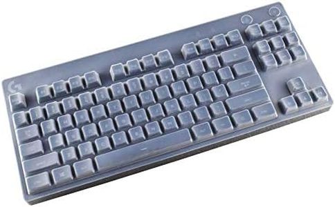 Ultra Thin Keyboard Cover Skin Compatible with Logitech G Pro Mechanical Gaming Keyboard - Clear