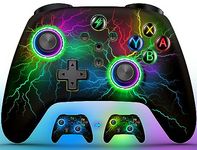 HELLCOOL Switch Controller - Wireless Controller for Switch, Controllers Switch with Cool RGB, Macro/Turbo Function, Precise Motion Control, Compatible with Switch/Lite/OLED Console