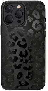 Velvet Caviar Black Leopard Cheetah Print Phone Case for iPhone 15 PRO MAX for Women [8ft Shockproof] Compatible with MagSafe - Cute Girly Protective Designer Cases