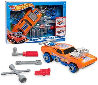 Hot Wheels Ready-to-Race Car Builder Vehicle Set (29 Pieces)