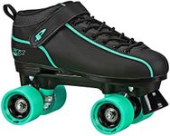 Pacer GTX 500 Performance Speed Roller Skates Black/Teal Size M10/W11