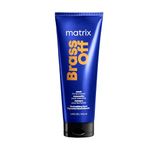 Matrix Blue Hair Mask,Brass Off Deep Conditioning Toning Hair Mask,Neutralizes Orange Tones and Brassy Tones,Tones Brunette and Blonde Hair,For Brunette,For Blonde Hair