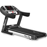 PowerMax Fitness TDA-100 (4HP Peak) Motorised Treadmill for Home Use|Max User Wt. 110KG |15 Level Auto-Incline| Top Speed: 14.8 Km/Hr | Spring Resistance Cardio Machine|Free (DIY) Installation Assist