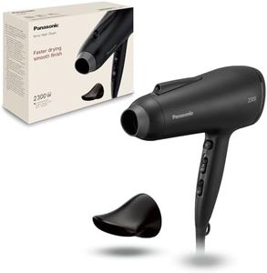 Panasonic EH-NE85-K895 Fast Dry Series Ionic Hair Dryer with Air Boost & Concentrator Nozzles, Heat Protection Mode, Ion Technology, 2300W, Easy-Clean Filter, Black