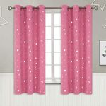 BGment Pink Curtains for Girls Bedr