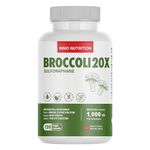 Broccoli 1,000mg 120 Capsules 20X Extract 2 Months SULFORAPHANE 70mg Vegan Non-GMO Allergen Free No Preservatives Made In Canada (Pack of 1)