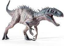 BAREPEPE Realistic T Rex Dinosaur Animal Figure for Kids Real Textured Dinosaurs Toy (Gray Indominus (25F))