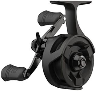 13 FISHING - Descent - Inline Ice Fishing Reel - 2.7:1 Gear Ratio - Right Hand Retrieve (Gen 2) - D2-2.7-RH, Black