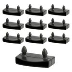 GroveEss 10PCS Plastic Bed Slat Caps,Replacement Bed Slat Holder,Side Bed Slat Bracket Bed Accessories for Double King Single Size Beds Bedframe Reinforcement