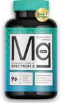 SonoHealth 5-in-1 Magnesium Complex Spectrum 5 | 500mg of Magnesium Glycinate, Malate, Citrate, Oxide & Hydroxide for Muscles, Nerves, & Energy | High Absorption | Vegan, Non-GMO | 60 Capsules