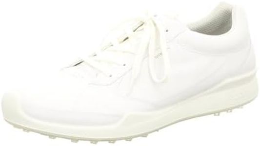 ECCO Men's Biom Hybrid Original Hydromax Water Resistant Golf Shoe, White, 10-10.5